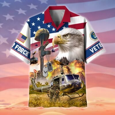 US AIR FORCE VETERAN Hawaiian Shirt - GS3520