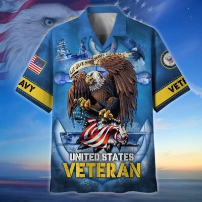 US NAVY VETERAN Hawaiian Shirt - GS3560