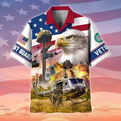 US COAST GUARD VETERAN Hawaiian Shirt - GS3521