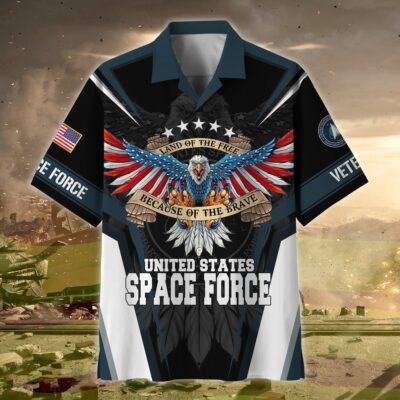 US SPACE FORCE VETERAN Hawaiian Shirt - GS3606