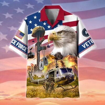 US SPACE FORCE VETERAN Hawaiian Shirt - GS3522