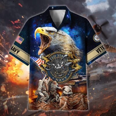 US NAVY VETERAN Hawaiian Shirt - GS3629