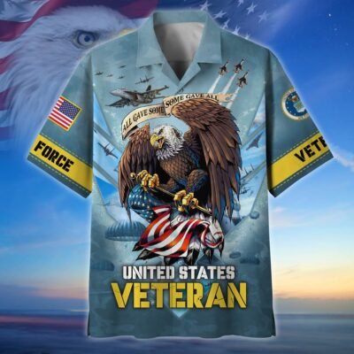 US AIR FORCE VETERAN Hawaiian Shirt - GS3562