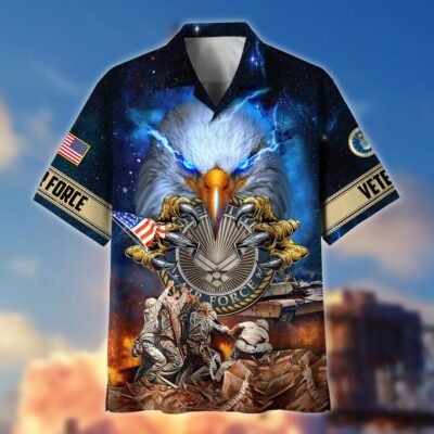 US AIR FORCE VETERAN Hawaiian Shirt - GS3597