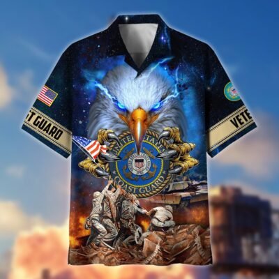 US COAST GUARD VETERAN Hawaiian Shirt - GS3598