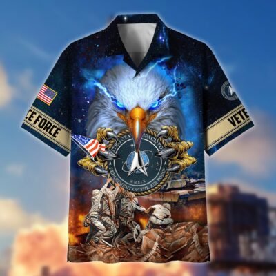 US SPACE FORCE VETERAN Hawaiian Shirt - GS3599