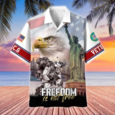 US COAST GUARD VETERAN Hawaiian Shirt - GS4258