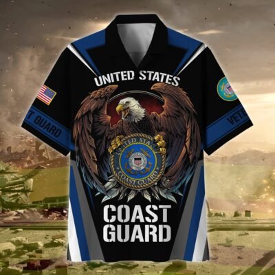 US COAST GUARD VETERAN Hawaiian Shirt - GS3826