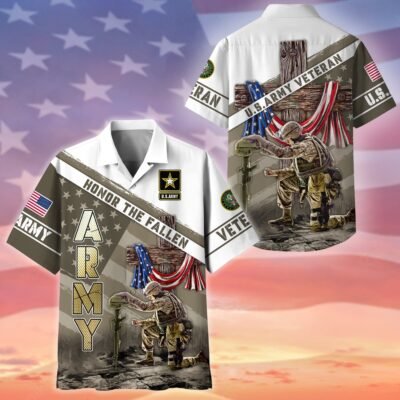 US ARMY VETERAN Hawaiian Shirt - GS4126