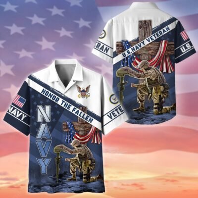 US NAVY VETERAN Hawaiian Shirt - GS4127