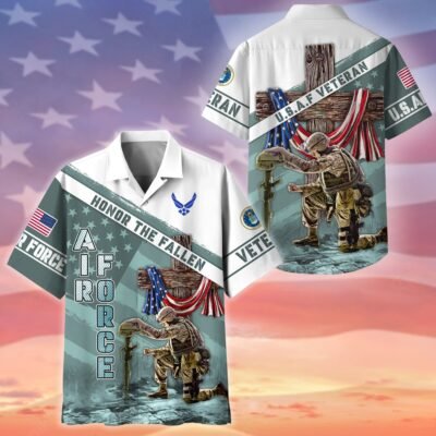 US AIR FORCE VETERAN Hawaiian Shirt - GS4129