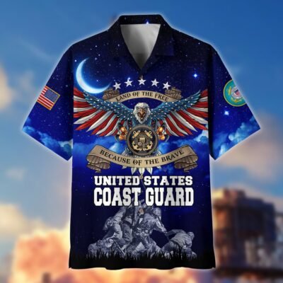 US COAST GUARD VETERAN Hawaiian Shirt - GS3873