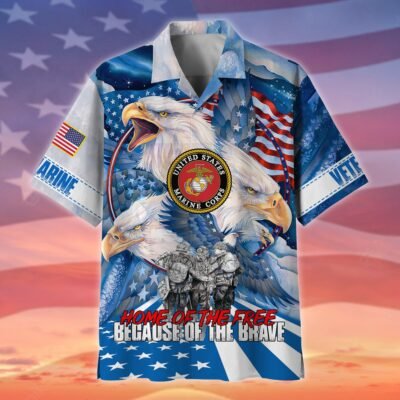 US MARINES VETERAN Hawaiian Shirt - GS4134
