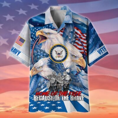 US NAVY VETERAN Hawaiian Shirt - GS4135