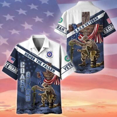 US COAST GUARD VETERAN Hawaiian Shirt - GS4131