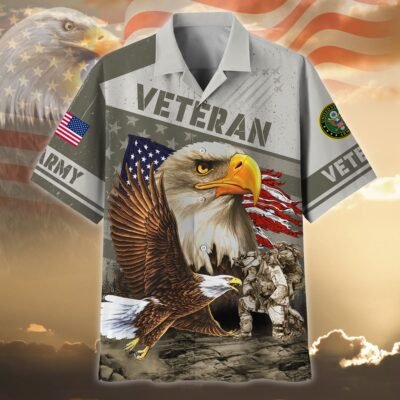 US ARMY VETERAN Hawaiian Shirt - GS4237