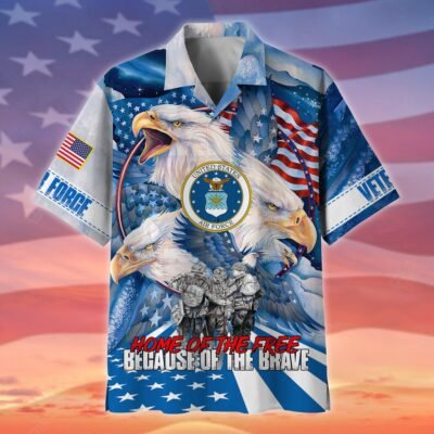 US AIR FORCE VETERAN Hawaiian Shirt - GS4136