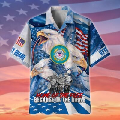 US COAST GUARD VETERAN Hawaiian Shirt - GS4137