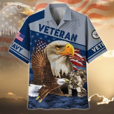 US NAVY VETERAN Hawaiian Shirt - GS4238