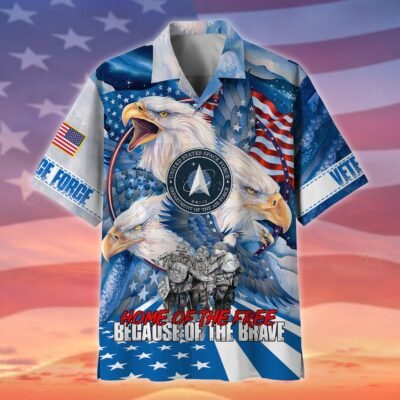 US SPACE FORCE VETERAN Hawaiian Shirt - GS4138