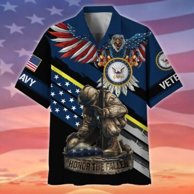 US NAVY VETERAN Hawaiian Shirt - GS3816