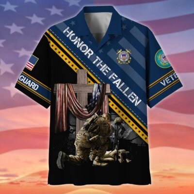 US COAST GUARD VETERAN Hawaiian Shirt - GS3834