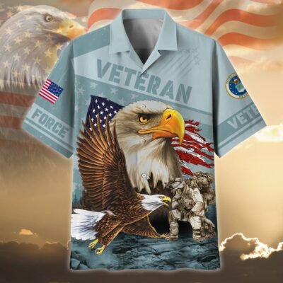 US AIR FORCE VETERAN Hawaiian Shirt - GS4240