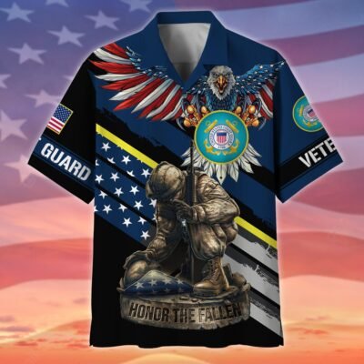 US COAST GUARD VETERAN Hawaiian Shirt - GS3817