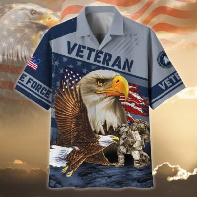 US SPACE FORCE VETERAN Hawaiian Shirt - GS4243