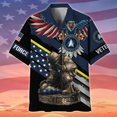 US SPACE FORCE VETERAN Hawaiian Shirt - GS3819