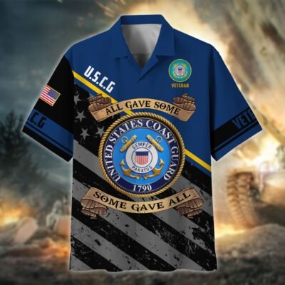 US COAST GUARD VETERAN Hawaiian Shirt - GS4175