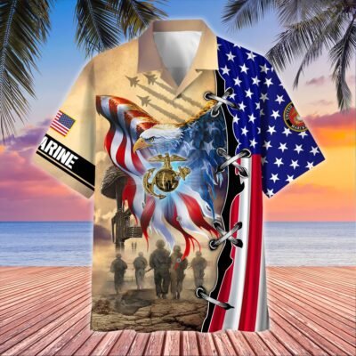 US MARINES VETERAN Hawaiian Shirt - GS4024