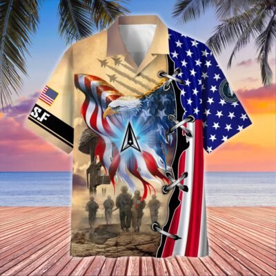 US SPACE FORCE VETERAN Hawaiian Shirt - GS4025
