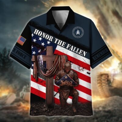 US SPACE FORCE VETERAN Hawaiian Shirt - GS3501