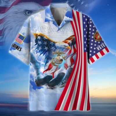 US MARINES VETERAN Hawaiian Shirt - GS4115