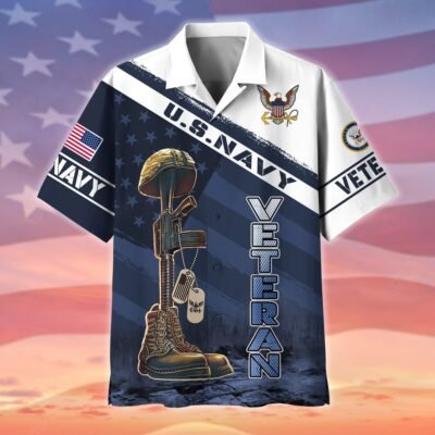 US NAVY VETERAN Hawaiian Shirt - GS4091