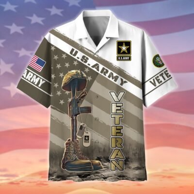 US ARMY VETERAN Hawaiian Shirt - GS4092