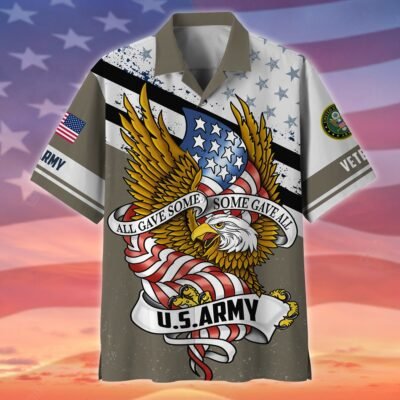 US ARMY VETERAN Hawaiian Shirt - GS4220