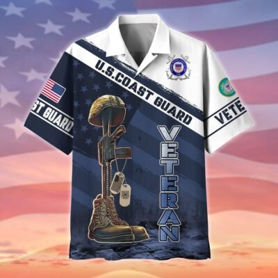 US COAST GUARD VETERAN Hawaiian Shirt - GS4094