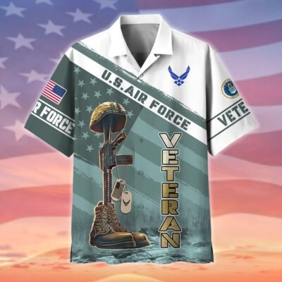 US AIR FORCE VETERAN Hawaiian Shirt - GS4095