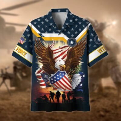 US SPACE FORCE VETERAN Hawaiian Shirt - GS3487