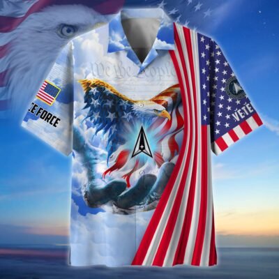US SPACE FORCE VETERAN Hawaiian Shirt - GS4118