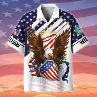 US COAST GUARD VETERAN Hawaiian Shirt - GS3479