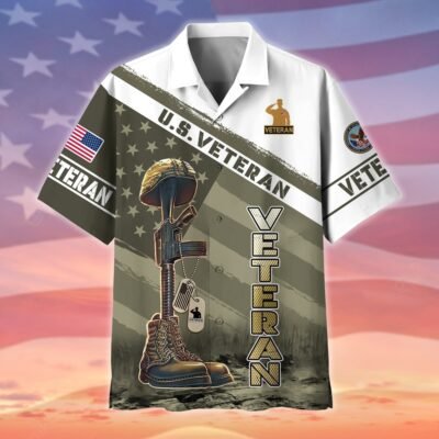 US VETERAN Hawaiian Shirt - GS4097