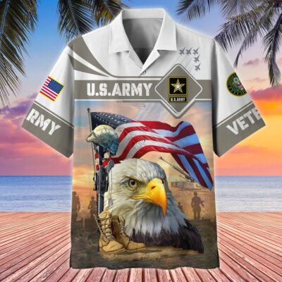 US ARMY VETERAN Hawaiian Shirt - GS4042