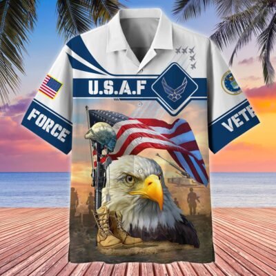 US AIR FORCE VETERAN Hawaiian Shirt - GS4045