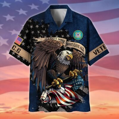 US COAST GUARD VETERAN Hawaiian Shirt - GS3653
