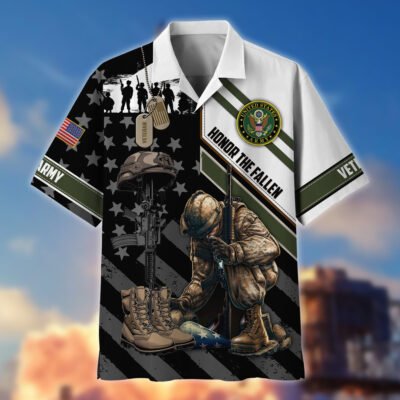 US ARMY VETERAN Hawaiian Shirt - GS3489