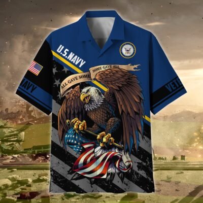 US NAVY VETERAN Hawaiian Shirt - GS3504