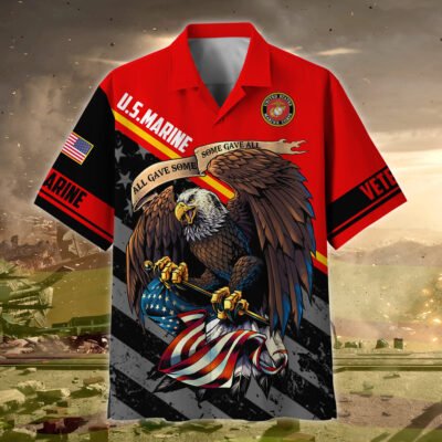 US MARINES VETERAN Hawaiian Shirt - GS3505